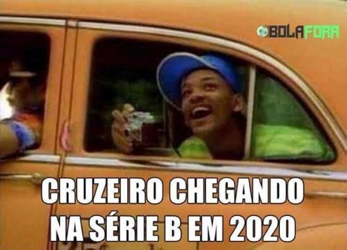 O rebaixamento do Cruzeiro em memes