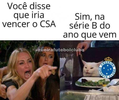 O rebaixamento do Cruzeiro em memes